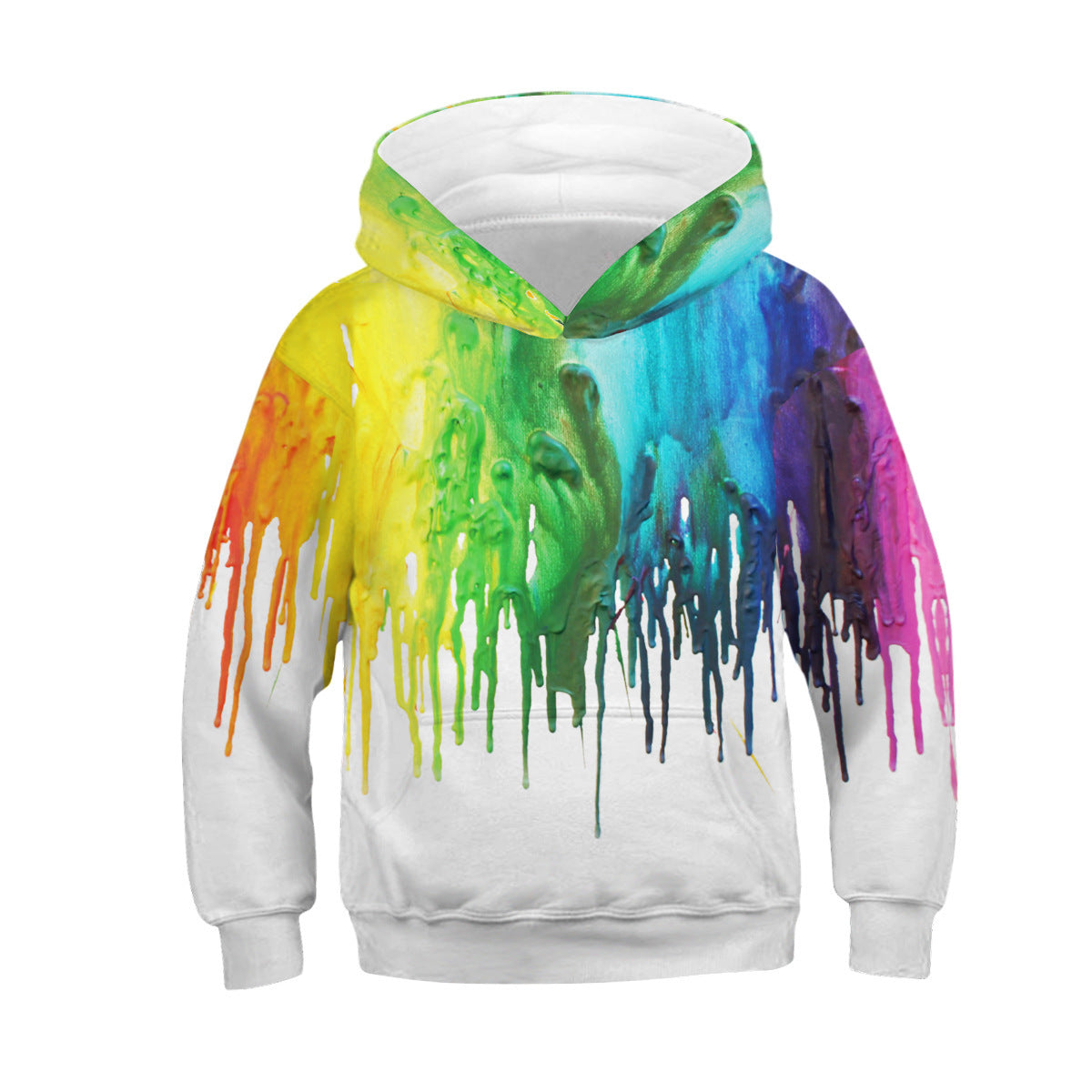 Digitaal geprinte kinder hoodie Long-Sleeve Trui