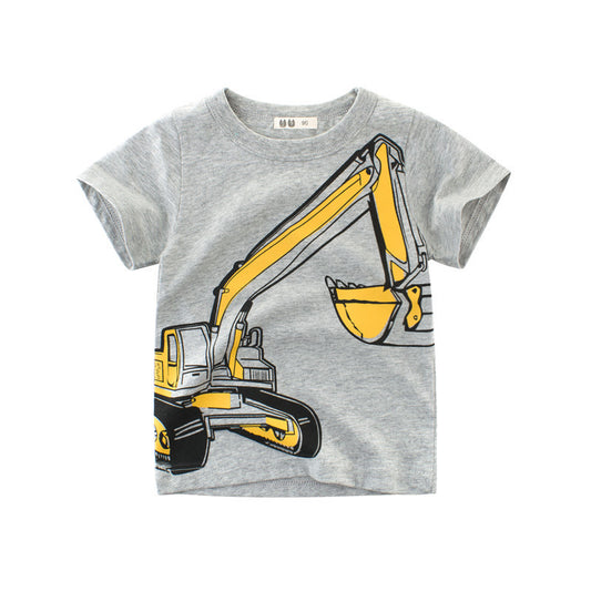 T-shirt met een graaf machine